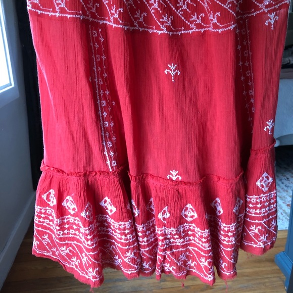 NWT Free People Red Slip Dress - Picture 3 of 6